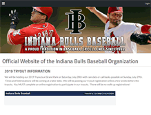 Tablet Screenshot of indianabullsbaseball.org